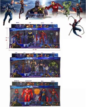 Комплект фигурки супергерои в кутия – екшън играчки за момчета над 5 години