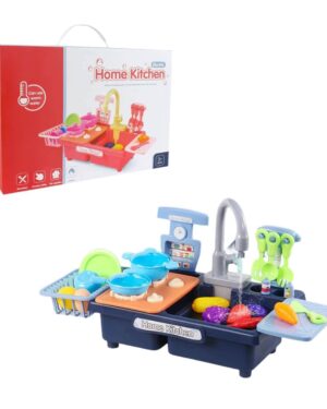 детска мивка с течаща вода интерактивна кухненска играчка