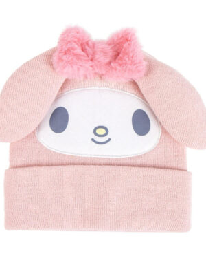 зимна розова шапка hello kitty с за деца