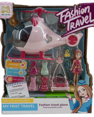 вертолет с кукла и люлка за деца