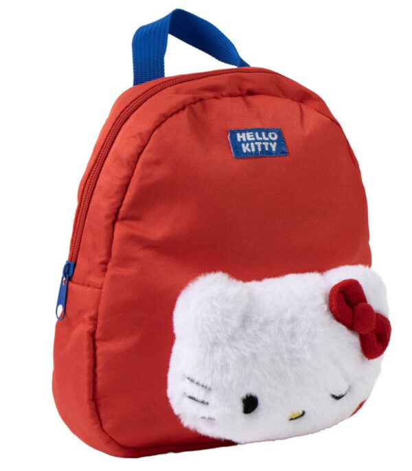 Раница за градина с плюшена фигура Hello Kitty