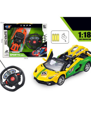 спортна кола 1:18 с дистанционно и за деца