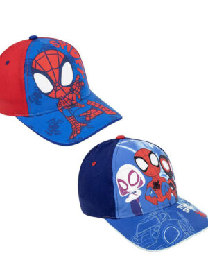 шапка с козирка 51 см spidey за деца