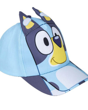 шапка с козирка и апликация bluey за деца