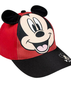 шапка с козирка и апликация mickey за деца