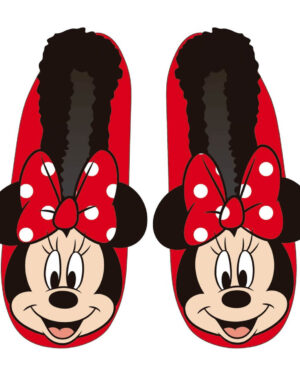 3d плюшени пантофи minnie червени 26-36 за деца