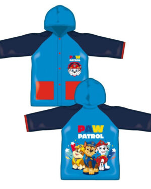 дъждобран pvc paw patrol boy 2-6 за деца