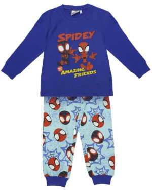 зимна детска пижама 3-6 год. spiderman за деца