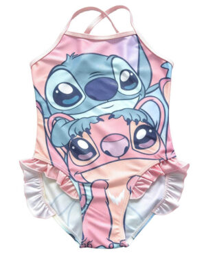 цял бански stitch розов 5-12 год. за деца