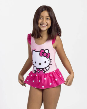цял бански с пола hello kitty за деца