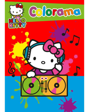 книжка за оцветяване hello kitty colorama 48 за деца