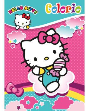 книжка за оцветяване hello kitty colorio 32 за деца