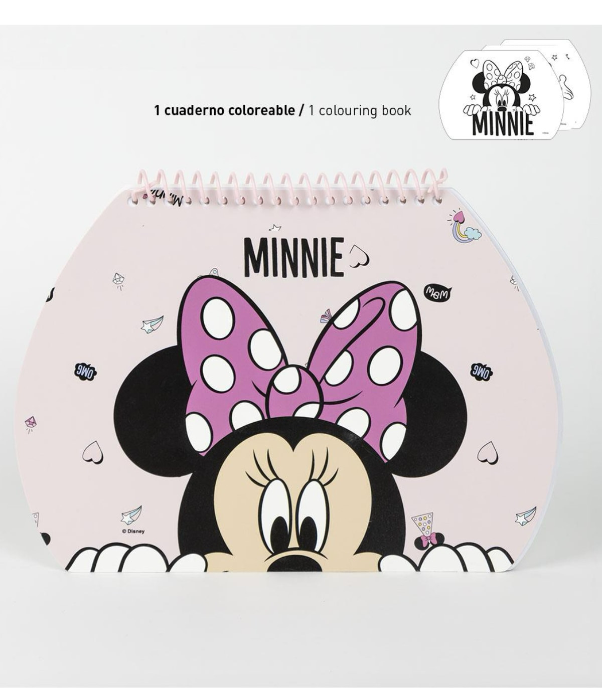 комплект-за-рисуване-в-розов-куфар-minnie-2jpg - Детски Свят Комплект за рисуване в розов куфар minnie
