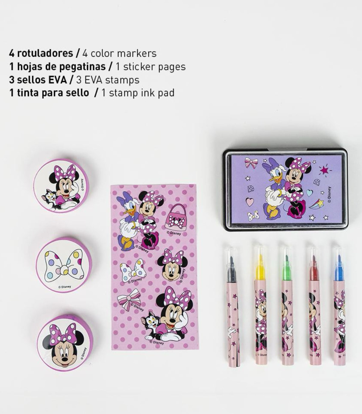 комплект-за-рисуване-в-розов-куфар-minnie-4jpg - Детски Свят Комплект за рисуване в розов куфар minnie