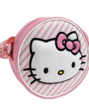 кръгла детска чанта за рамо hello kitty за деца