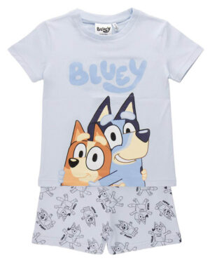 лятна пижама bluey син 3-6 год. за деца