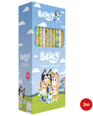 опаковъчна хартия 70 х 200 bluey за деца