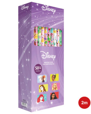 опаковъчна хартия 70 х 200 disney princess за деца