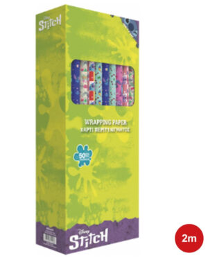 опаковъчна хартия stitch 70 х 200 за деца