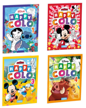 книжка за оцветяване 32 стр. happy colo за деца