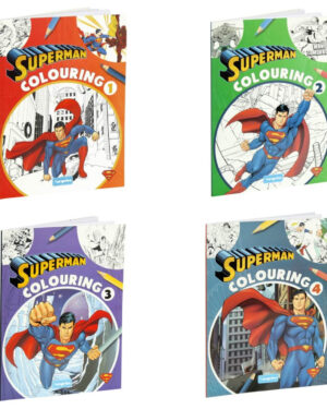 книжка за оцветяване 32 стр. superman 4 за деца