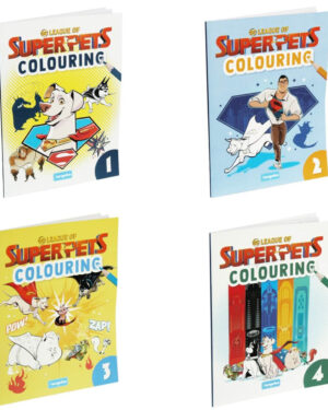 книжка за оцвeтяване 32 стр. super pets за деца