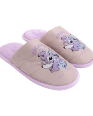 домашни пантофи розови angel & stitch 36-40 за деца