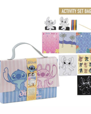 рисувателен комплект в дамска чанта stitch за деца