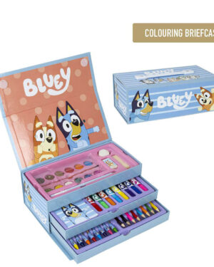 триетажен куфар за рисуване bluey за деца