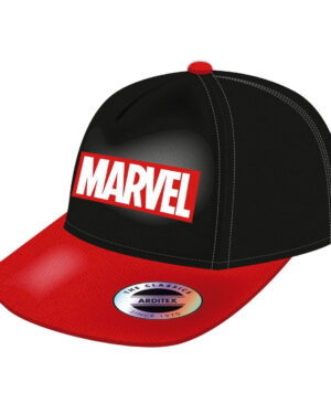 Юношеска шапка с козирка и бродерия marvel