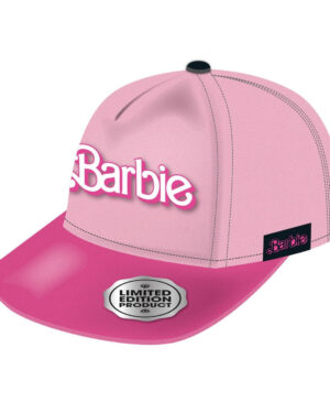 Юношеска шапка с козирка и бродерия barbie